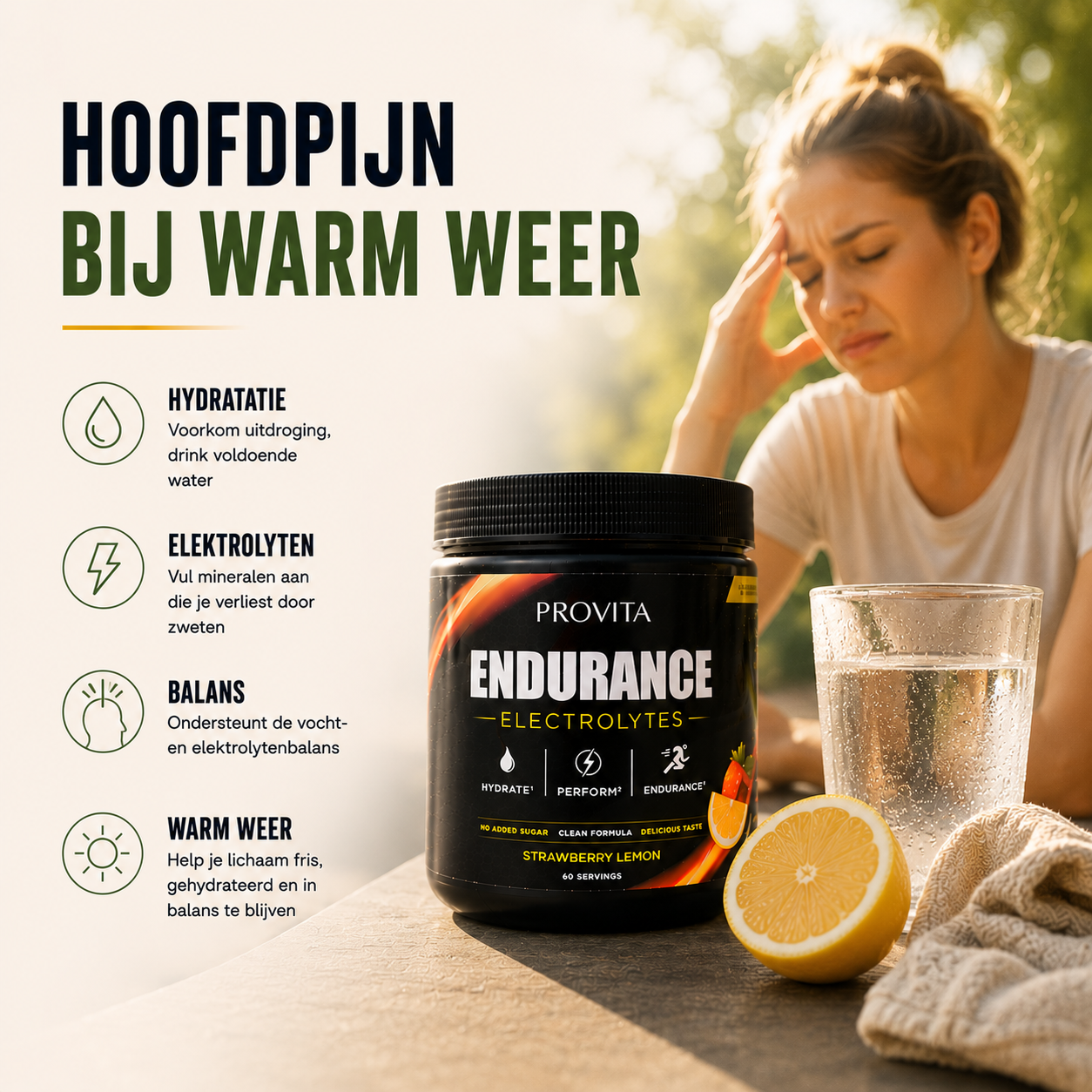 hoofdpijn bij warm weer