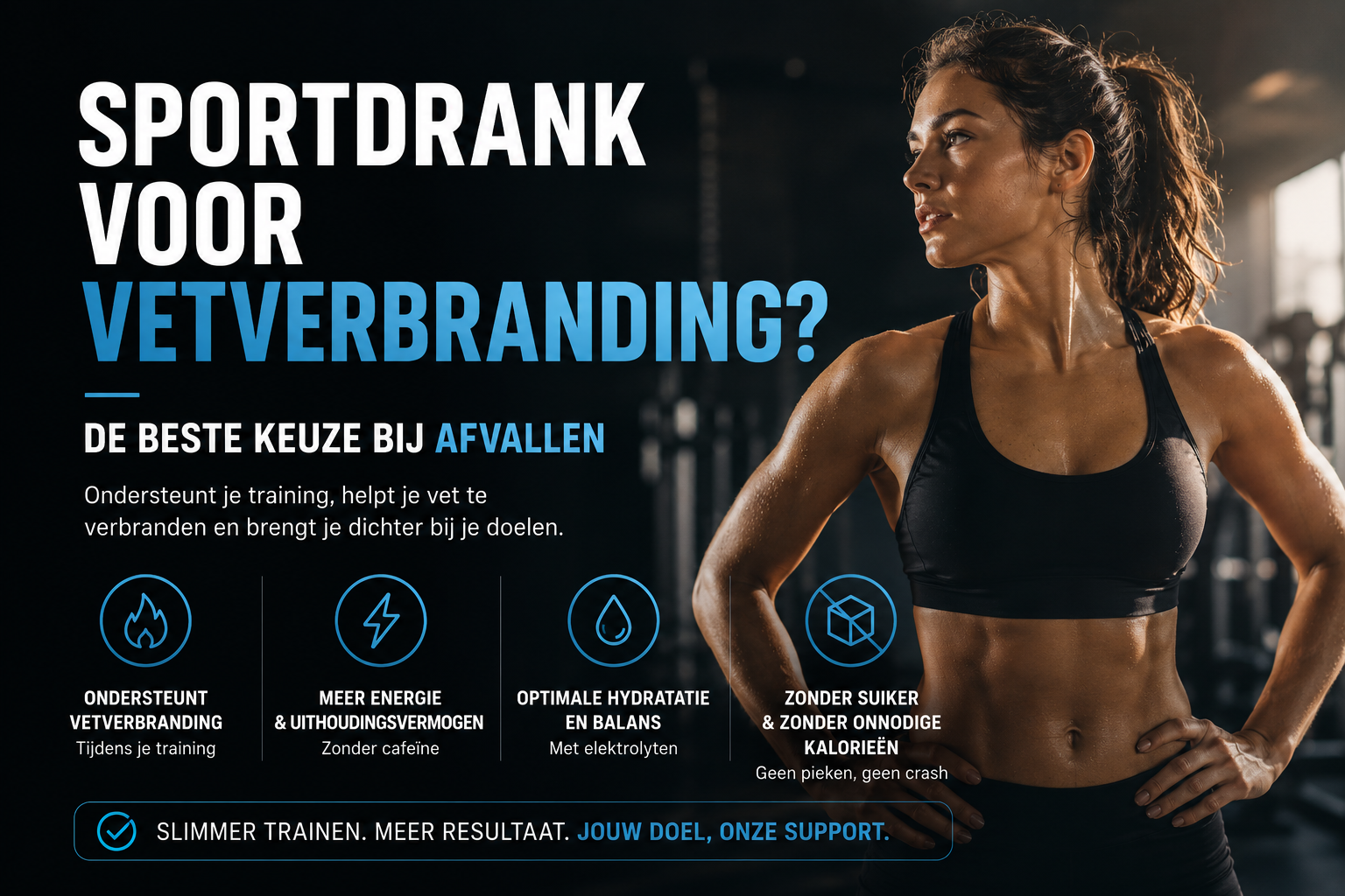 sportdrank voor vetverbranding